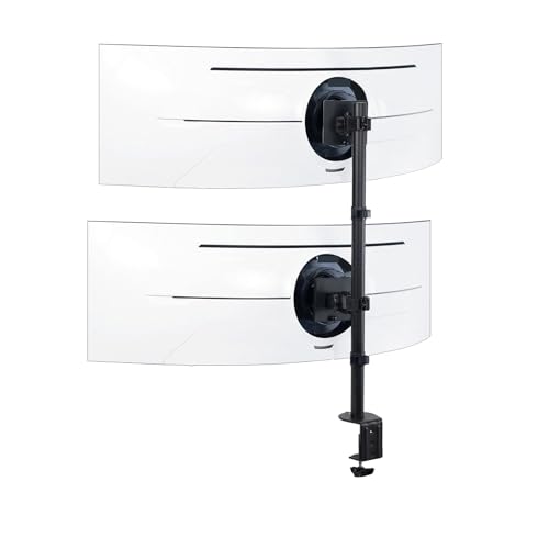 Soporte doble monitor articulado NBYGSC resistente para dos pantallas gigantes de 49"