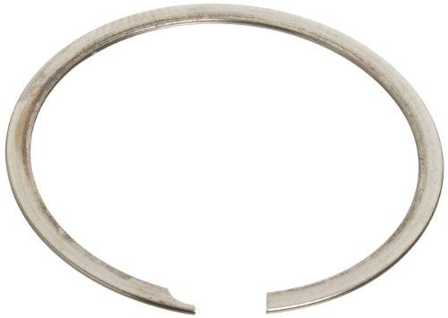 Standard External Retaining Ring, Spiral, Axial Assembly, 302 Stainless Steel, Passivated Finish, 1-35/64