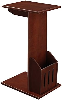 Convenience Concepts Designs2Go Abby Magazine C End Table, Mahogany