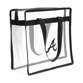 Sac fourre-tout transparent Atlanta Braves grand format clair