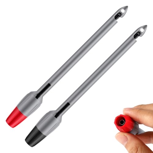 Image of 2pcs Wire Piercing Probes, 7.48x0.79in Insulation Piercing Clip Wire Piercing Tool Piercing Probes for TP81 Multimeter Voltage Voltmeter Thermometer Testing(0.16in)