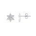 Produktbild HERZFLÜGEL Ohrringe Stern aus 925 Sterling Silber - Echte Damen Ohrstecker mit Zirkonia Steinen - Rhodiniert
