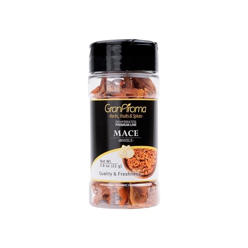 GranAroma Whole Mace, Warm & Aromatic Spice, Use in Curries, Baked Goods, and Desserts (0.8 Ounce)