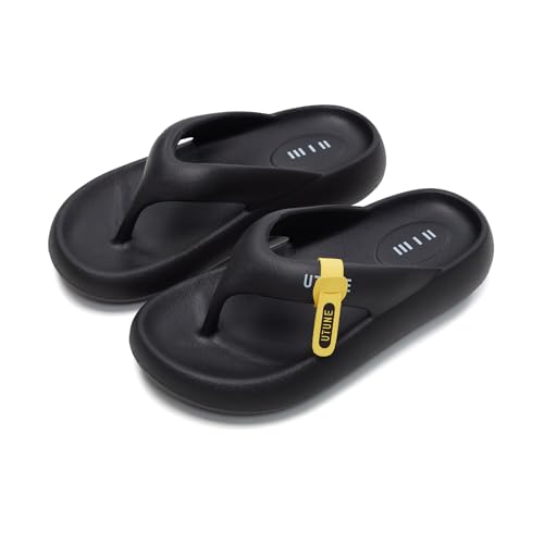 utune Flip Flops for Women Summer Sandals Soft Anti Slip Shower Slippers with Arch Support EVA Lightweight Beach Essentials Men House Slippers