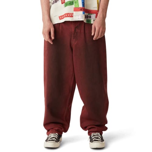 HUF Cromer Washed Pants - Lava Red