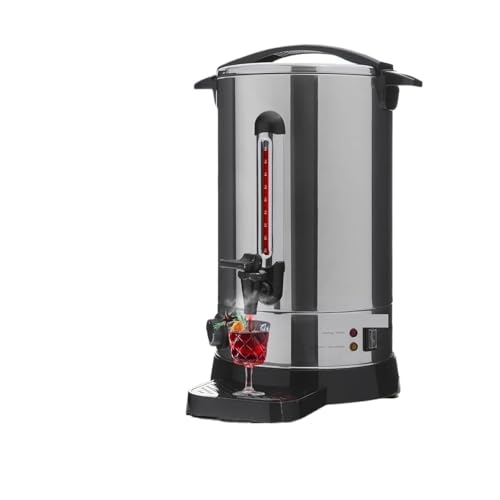 Dispensador De Bebidas Calientes 1650W | Caldera Agua Acero Inoxidable 20 Litros | Calentador Sopa Té Y Café | Control Temperatura 30-110°C FáCil De Limpiar