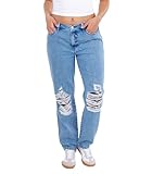 Seven7 Women's Misses Mirrorball Straight Jean, Anna