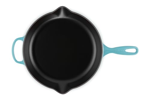 Image of Le Creuset Enameled Cast Iron Signature Iron Handle Skillet, 11.75 inch, Caribbean