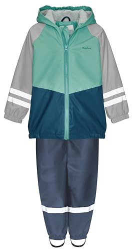 Playshoes Zweiteiliger Regenanzug Fleece-Futter, Gefütterter Matschanzug – Ansicht 3