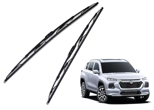 Image of Auto Hub Car Wiper Blade Compatibility with Maruti Grand Vitara Windshield Car Wiper Blade Size D-24,P-16