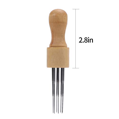 image for Unknown Needle Felting Tool Solid Wood Handle Felt Stitch Punch Tool 6