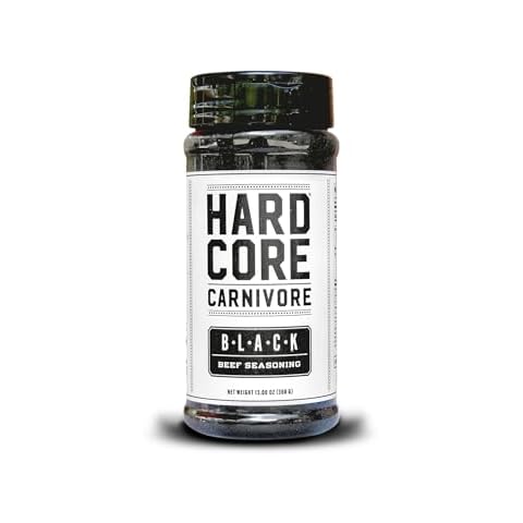 Hardcore Carnivore Black: Charcoal Seasoning for Steak, Beef and BBQ Cover