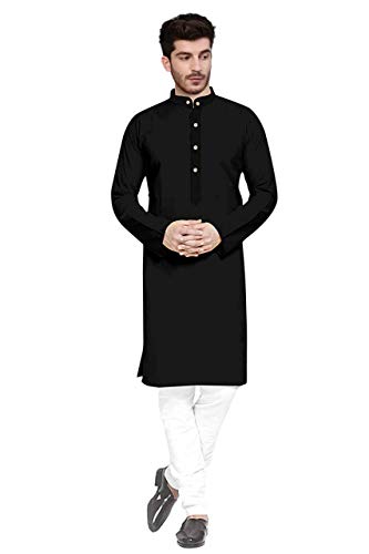 Image of trustous Mens straigth Solid Kurta Pyjama Set Combo in 100% Cotton with 16 Colour Option and Size are XS to 3XL for (Birthday,Wedding, Ceremony, Casual, Engagement)