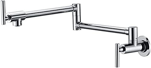 70% Off Everything Sumerain Pot Filler Faucet Wall Mounted Stove Pot Filler in Chrome Finish