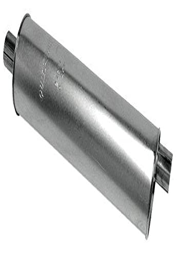 Image of Walker Quiet-Flow SS 21377 Direct Fit Exhaust Muffler 2.5 inch Inlet (ID) 2.5 inch Outlet (ID) for Ford E-250