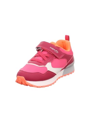 Superfit Mädchen Dash Sneaker, Pink Orange 5500, 39 EU