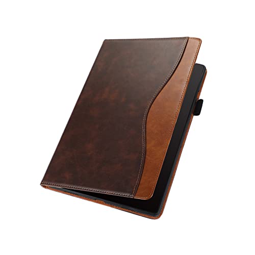 Case For Galaxy Tab S8 Plus 2022/S7 Fe 2021/S7 Plus 2020 12.4 Inch Business Pu Leather Tablet Cover With Card Slot Pen Holder Shockproof Stand Folio Case For Samsung Tab S8+/Tab S7+ Tablet,Brown #TOP1