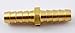 MettleAir 129-6 3/8" ID Hose Barb Mender/Splicer/Joiner/Union Fitting Brass Tubing Hose Adapter/Coupler (Pack of 10)