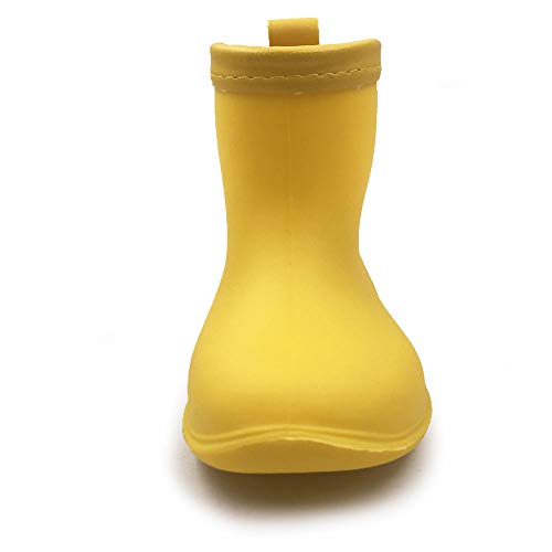 Amoji Baby Kids Easy On Rain Shoes Boots for Toddler Little Kid2