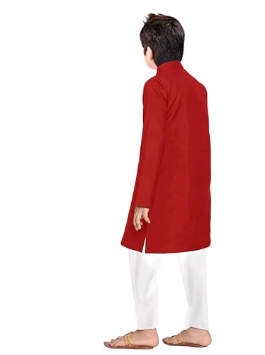 Image of Trustous Ethnic Wear Boys's Cotton Kurta Pyjama Sets