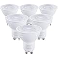 TORCHSTAR GU10 LED Bulbs Dimmable, 500LM 50W Halogen Equivalent, 3000K Warm White, 40° Beam Angle Spot Light Bulb for Recessed Lighting Track Lighting, UL & Energy Star Listed, Pack of 6