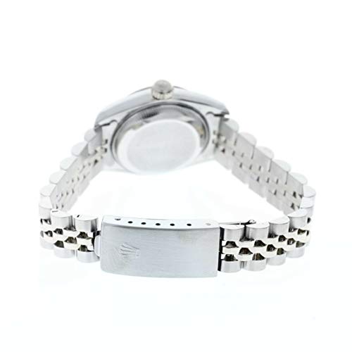 Rolex Ladys Datejust 69174 Jubilee Band Salmon Roman Dial & 18k Gold Fluted Bezel (Certified Preowned)3