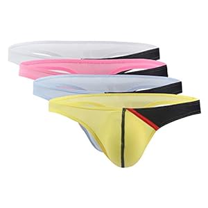 AIEOE String tanga voor heren licht transparant ondergoed mannen slips