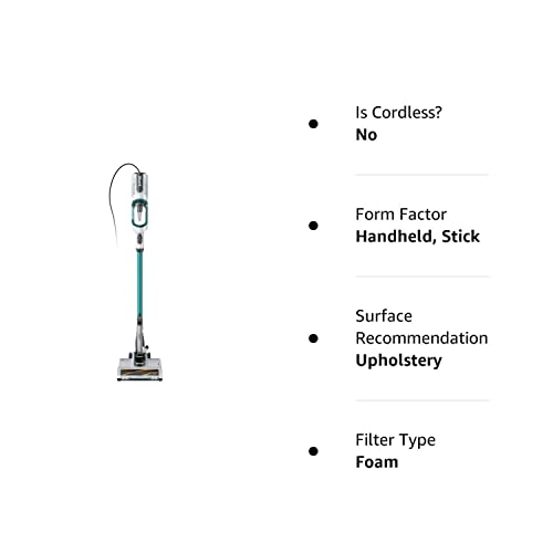 Shark Hz251 Ultralight Corded Stick Vacuum With Self-Cleaning Brushroll, Blue/White (Renewed) #TOP7