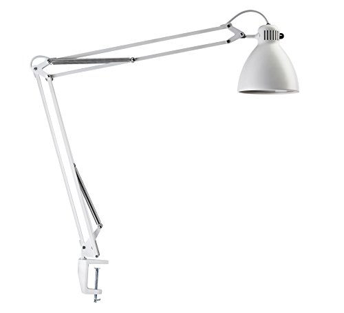 Luxo L-1 LED Task Light with Edge clamp (White) (L-1025905)