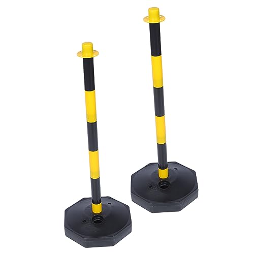 NAMOARLY 2pcs Warning Post Garage Car Stop Indicator Parking Sign Post Parking Cones for Drivers Training Traffic Cone Costume Adult Traffic Divider Pole Warning Column Safety Cones Plastic