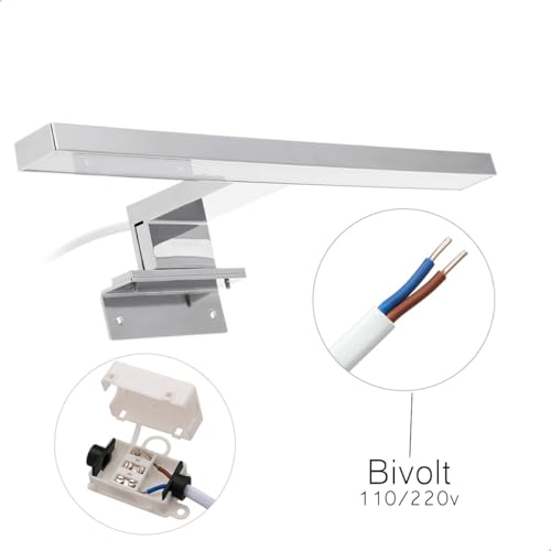 Luminária Arandela Lustre LED Interior Banheiro Espelho Maquiagem Quadro 110. 220 (110, Volts)