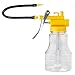 Oil Can Transparent High Pressure Oiler Lubrication Oil Can Bottle Oiling Gun with Rigid & Flex Spout Thumb Pump Tool Oiler