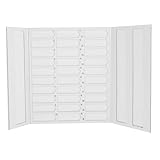 JECOMPRIS Objektträgerhalter Trockenbrett Aus Papier Für 30 Objektträger Aufbewahrungsbrett Für Mikroskop Objektträger Tragbar Und Sicher Für Labor Und Pathologieeinsatz