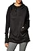 Hanes womens Sport Performance Fleece Pullover Hoodie Hoody, Black Solid/Black Heather, Medium US