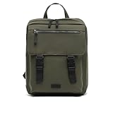 MISAKO Gami mochila con bolsillo para portátil (13') Hombre - Gami Verde 33x24x8cm