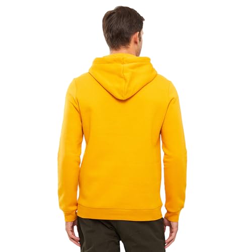 Solid Men's Hoodies Midweight Athletic Sweatshirt Fleece Lined Plain Long Sleeve Kangaroo Pockets Unisex M to 3XL3