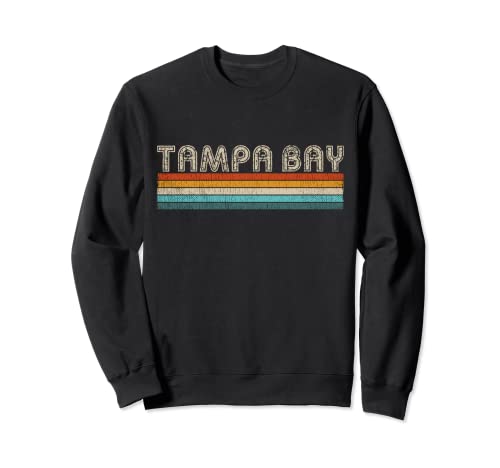 Souvenir vintage de Florida, años 70 y 80, retro, Tampa Bay Sudadera