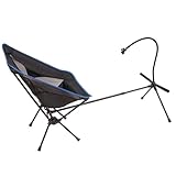 Geteawily Reposapiés para Silla Plegable,Silla Plegable con Reposapiés - Reposapiés Plegable de Longitud Ajustable - Reposapiés Plegable, reposapiés de Playa, reposapiés para Silla de Camping, diseño