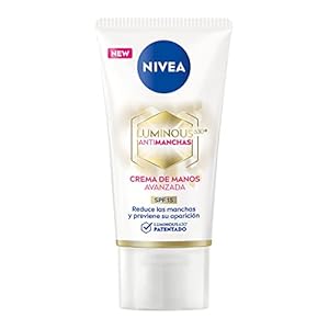 NIVEA Luminous 630 Anti-vlekken-handcrème (1 x 50 ml) vochtinbrengende crème met hyaluronzuur, verzorgende crème met zonnebrandcrème 15