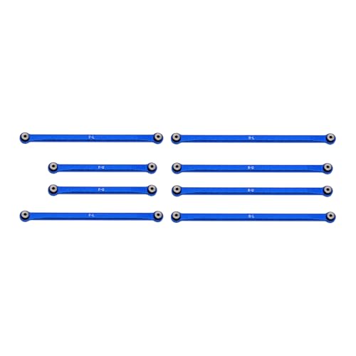 GTHELE Links Set Aluminum Linkage for Redcat 1/18 Ascent-18 Upgrade Parts RC Crawler Car (Dark Blue)