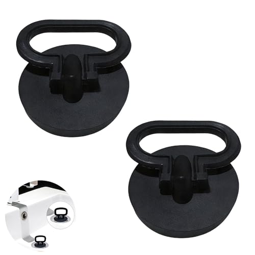 2 Pcs 1.65 In Sink Plugs, Sink Plugs With Pull Ring, For Kitchen And Bathroom(Black)