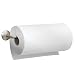 mDesign Wall Mount Paper Towel Holder for Kitchen - Satin