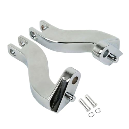 Support repose-pieds passager arrière ajustable et robuste pour Harley FLHT