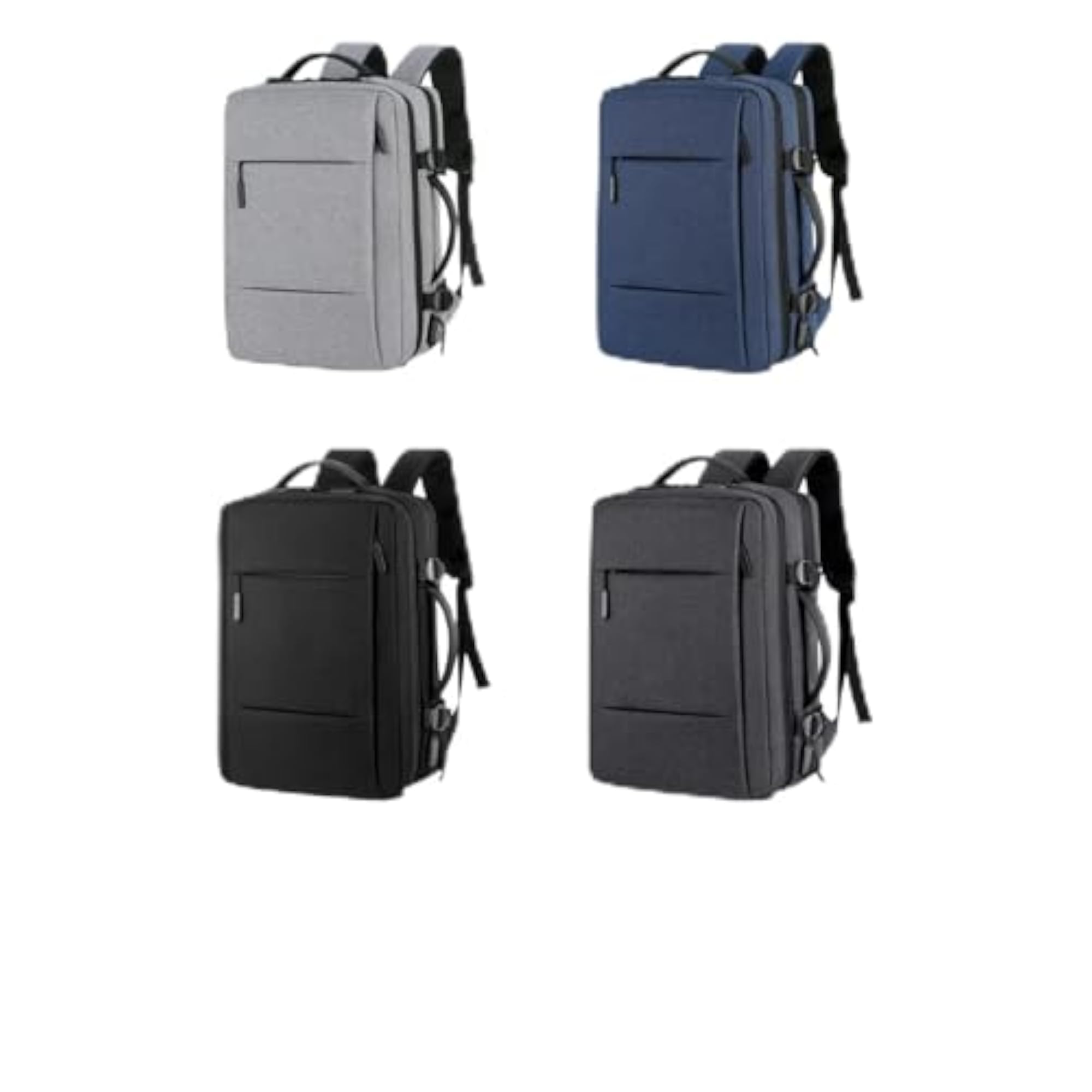 Light Grey Portable Multipurpose Laptop Backpack for Travel