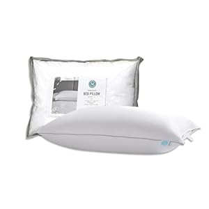 MARTHA STEWART White 600 Fill Power Luxury Hotel Cooling Breathable Sleeping Made in USA Bed-Pillows, Jumbo(Set of 1 Pack) MARTHA STEWART White 600 Fill Power Luxury Hotel Cooling Breathable Sleeping Made in USA Bed Pillows JumboSet of 1 Pack