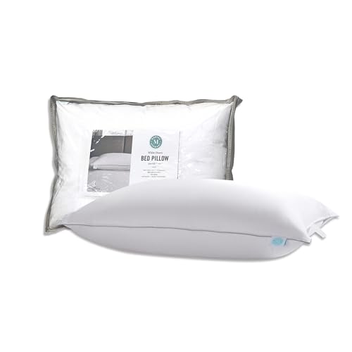 MARTHA-STEWART-White-600-Fill-Power-Luxury-Hotel-Cooling-Breathable-Sleeping-Made-in-USA-Bed-Pillows-JumboSet-of-1-Pack MARTHA STEWART White 600 Fill Power Luxury Hotel Cooling Breathable Sleeping Made in USA Bed Pillows JumboSet of 1 Pack