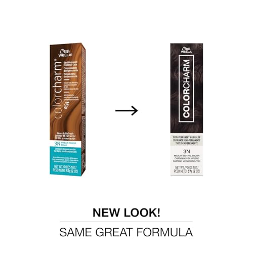 Image of COLORCHARM Demi Permanent Hair Color - Gloss, Refresh & Tone - 2 Fl Oz | Shea Butter | Free of ammonia, gluten, parabens, and animal-derived ingredients.