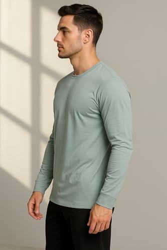 Image of Men's Crew Neck T-Shirt | Premium Polyester Fabric | Breathable, Lightweight, Stylish Activewear for Gym, Training & Casual Wear