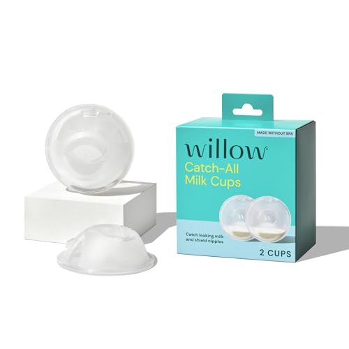 Willow Catch-All Milk Cups, 2 Pack, Wearable Milk...