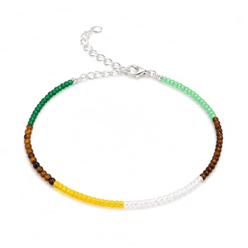 Image of Foot Bracelet for Women | Spiritual Crystal-Inspired Jewellery for Meditation & Daily Wear | Adjustable Ankle Bracelet